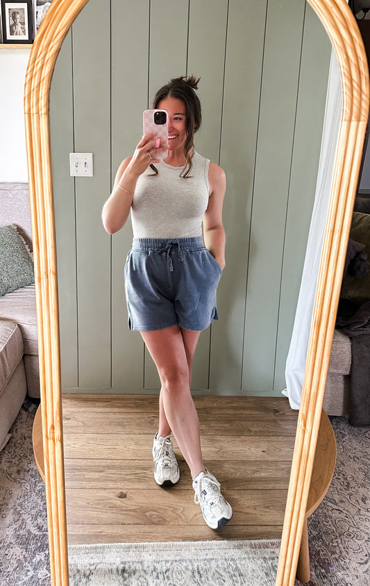 Round Neck Sleeveless Bodysuit