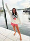 USA & The America Flag Oversized Sweatshirt