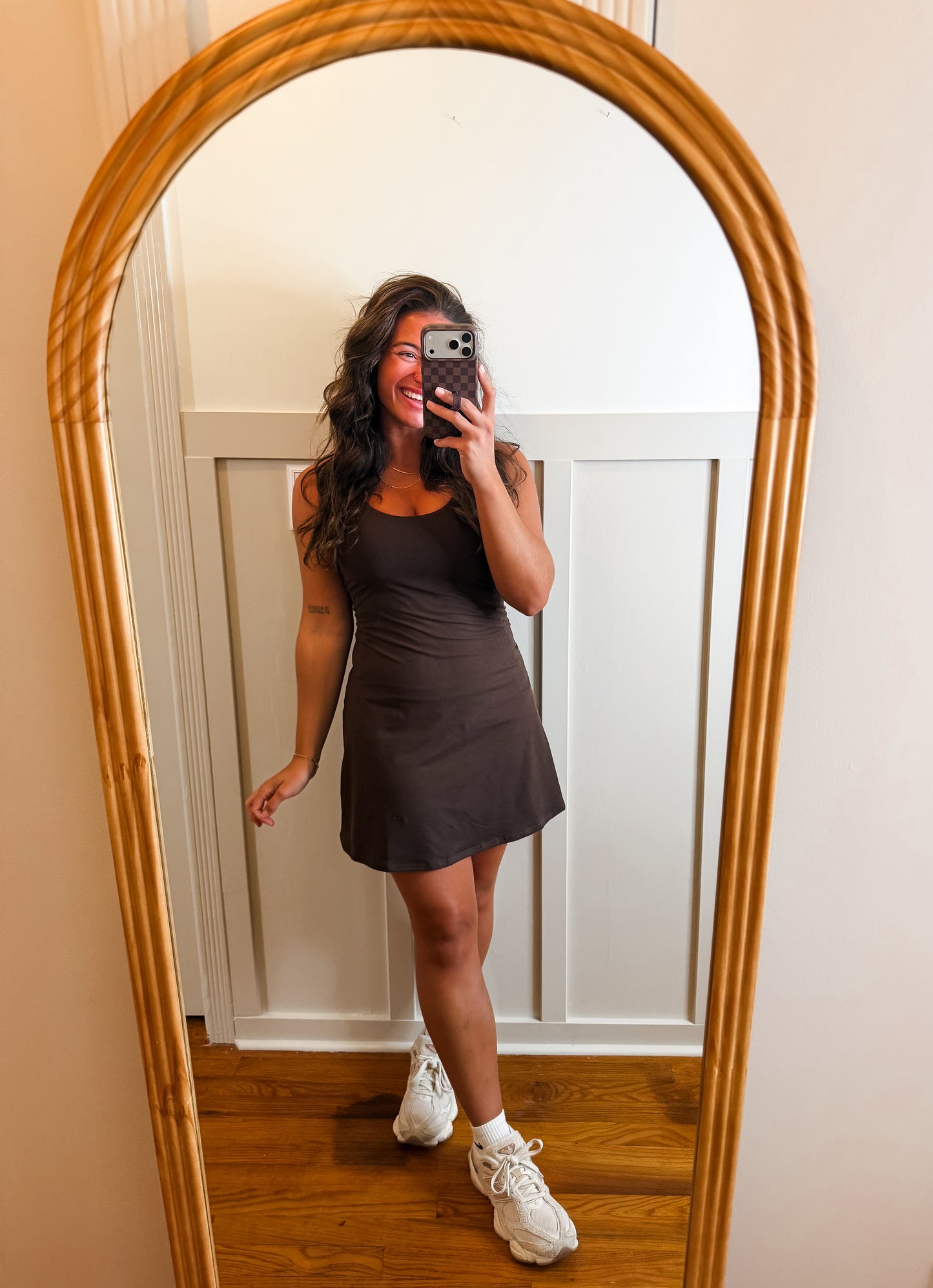 Espresso Tennis Romper Dress
