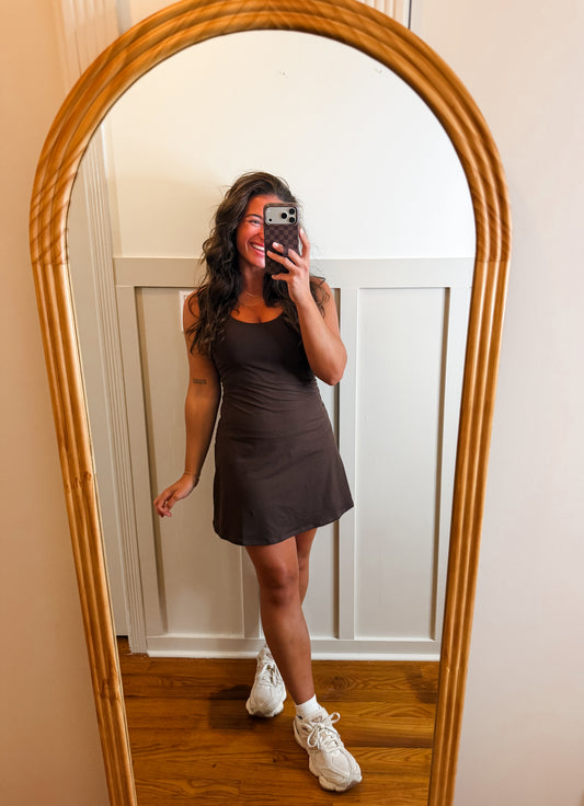 Espresso Tennis Romper Dress