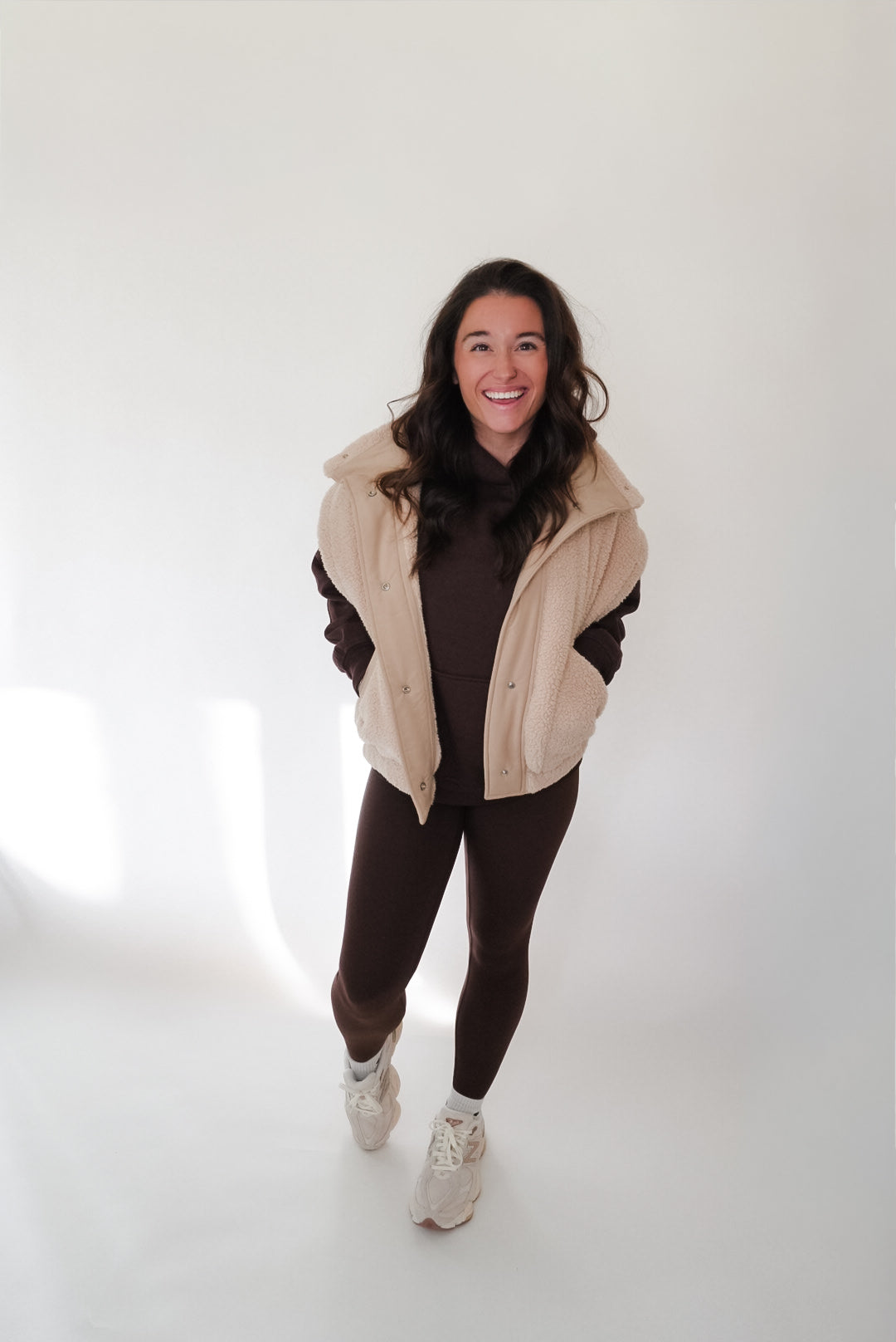 Oversized Micro Shepra Vest