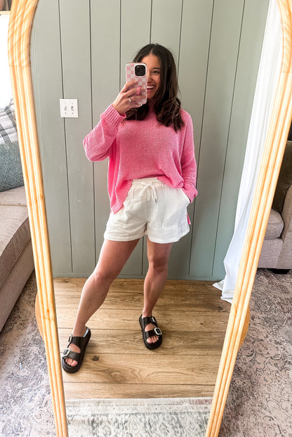 Pink Relaxed Fit Sweater