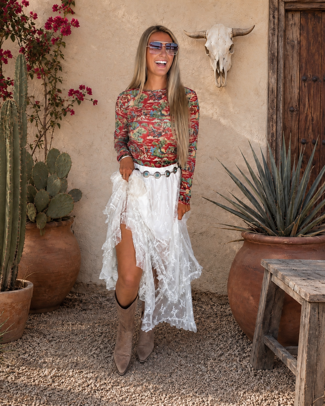 PREORDER- DESERT DREAMS DRESS IT UP MESH TOPS