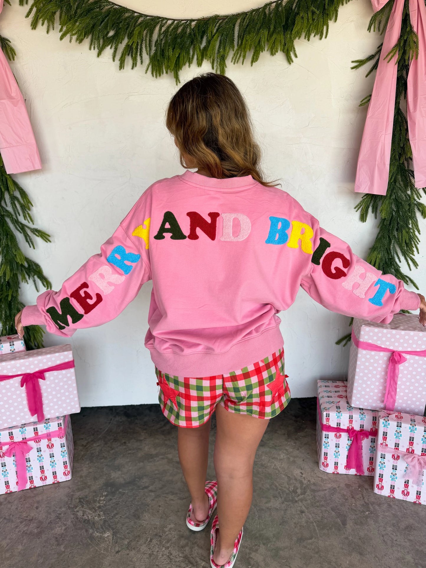 PREORDER- MERRY MESSAGE SWEATSHIRT