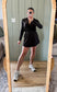Vesper Hooded Romper Dress