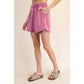 Strawberry Mineral Washed Terry Short