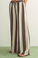 Halle Stripe Wide Leg Trouser