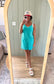 Lyric Cotton Romper Mint