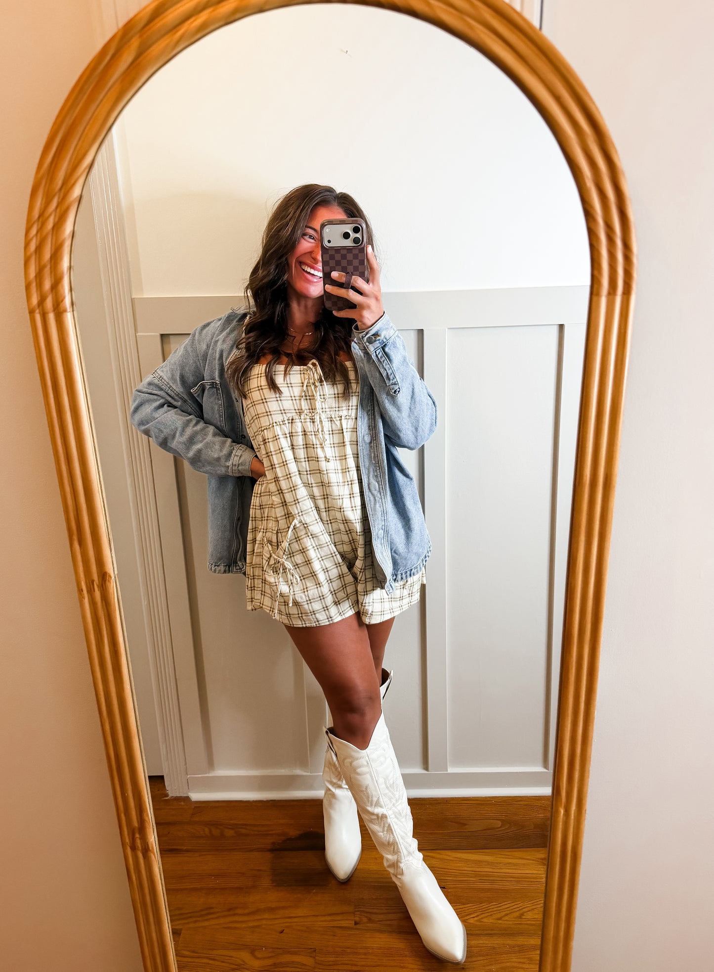 Carmen Plaid Romper
