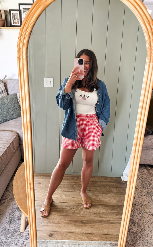 Rory Gingham Shorts
