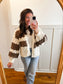 Magnolia Stripped Sweater Cardigan