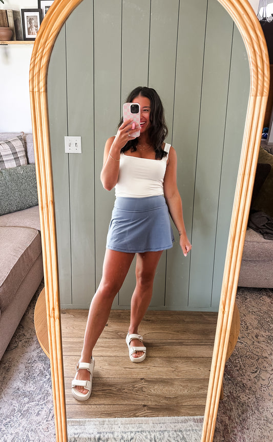 Tatum Active Skort Paradise Blue