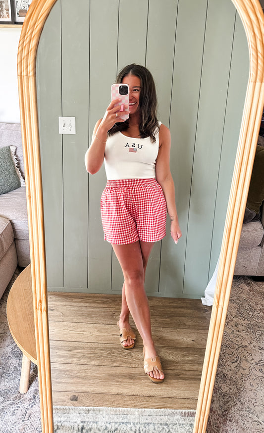 Rory Gingham Shorts