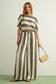 Halle Stripe Wide Leg Trouser