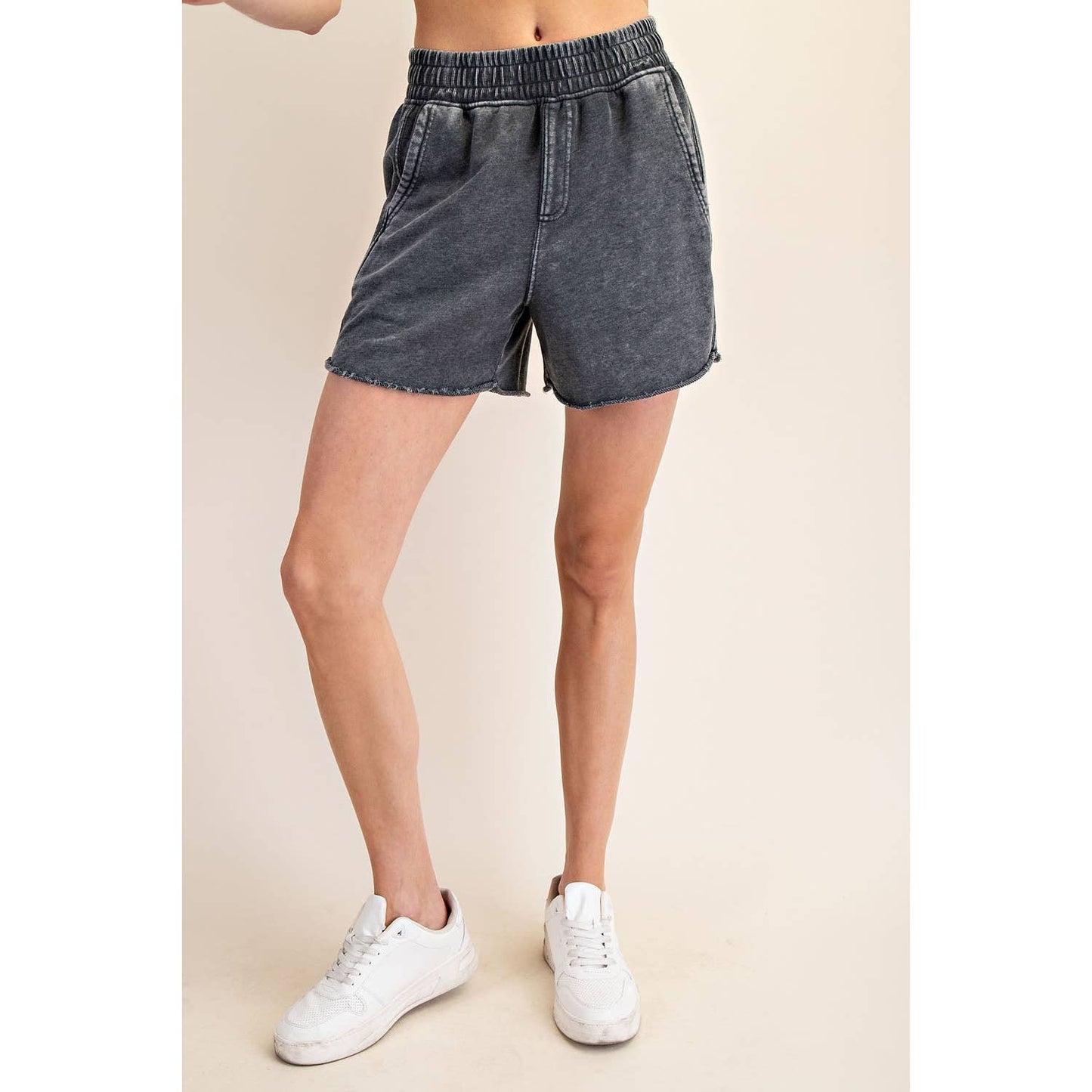 Strawberry Mineral Washed Terry Short