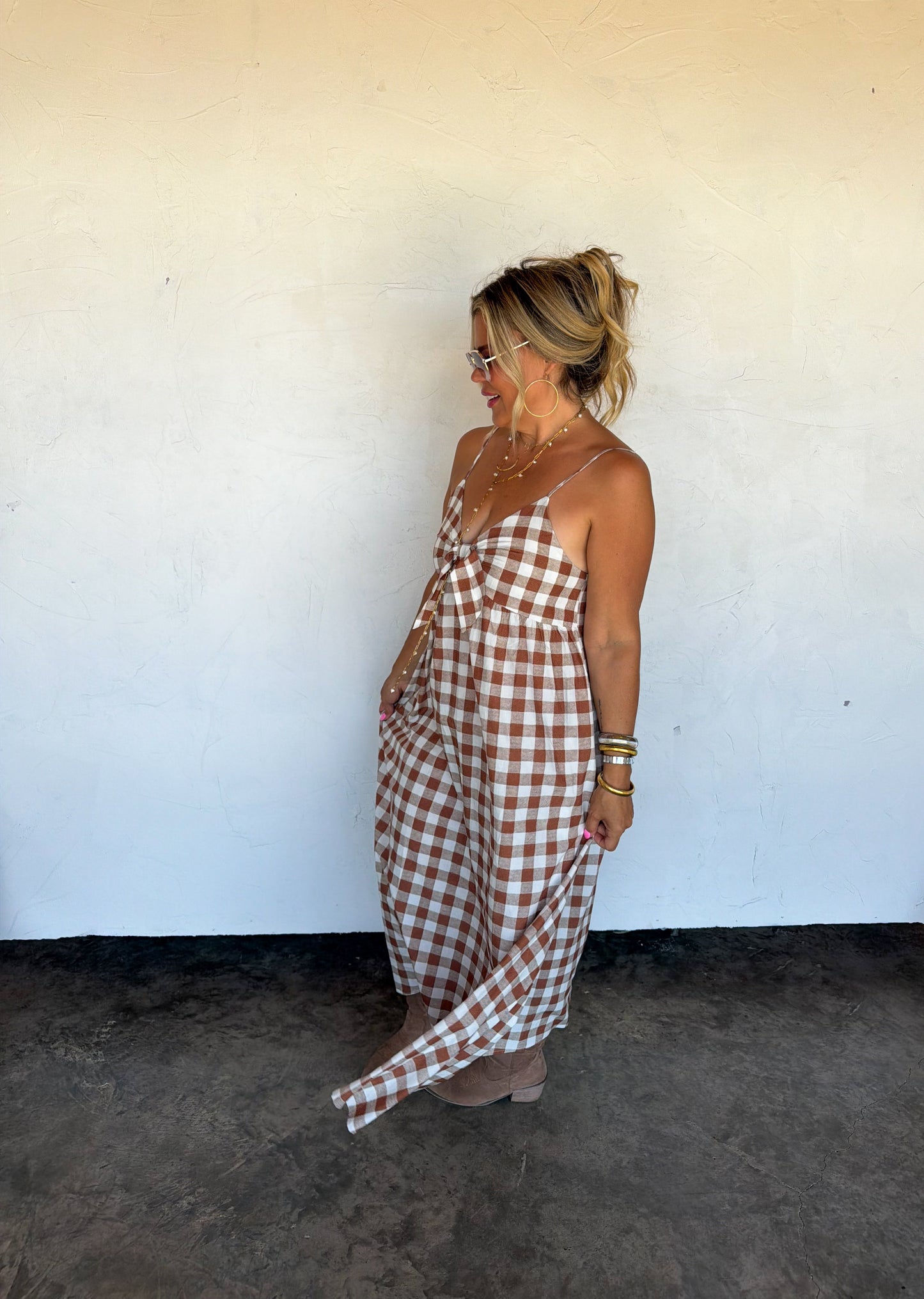 PREORDER- WESTERN CHARM MAXI DRESS