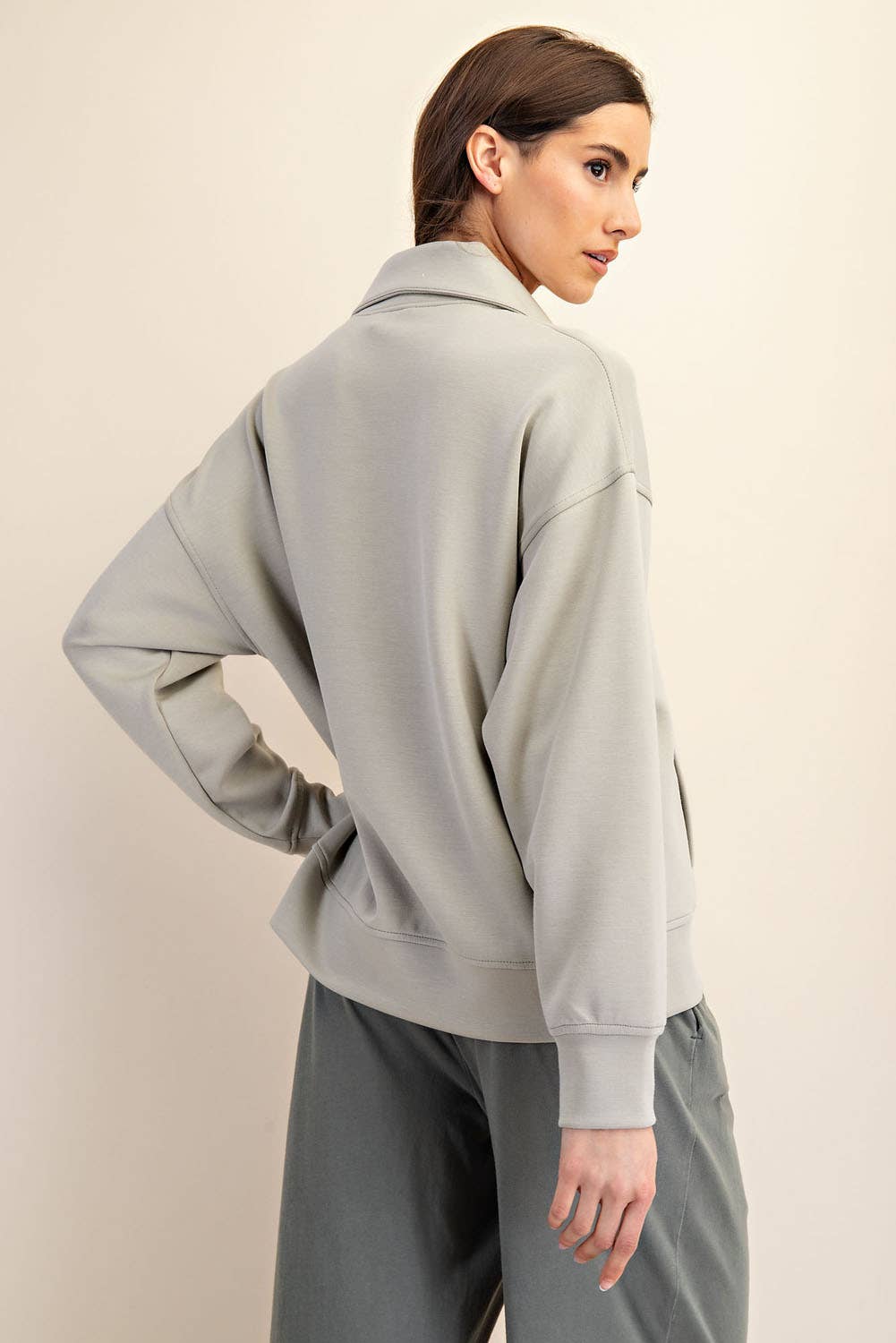 Laine Modal Scuba Quarter Zip