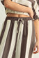 Halle Stripe Wide Leg Trouser