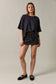 Saylor Short Sleeve Stripe Oversized Tee