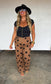 PREORDER- MOCHA DOT DENIM JEANS