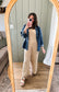 Waffle Knit Wide Leg Jumpsuit