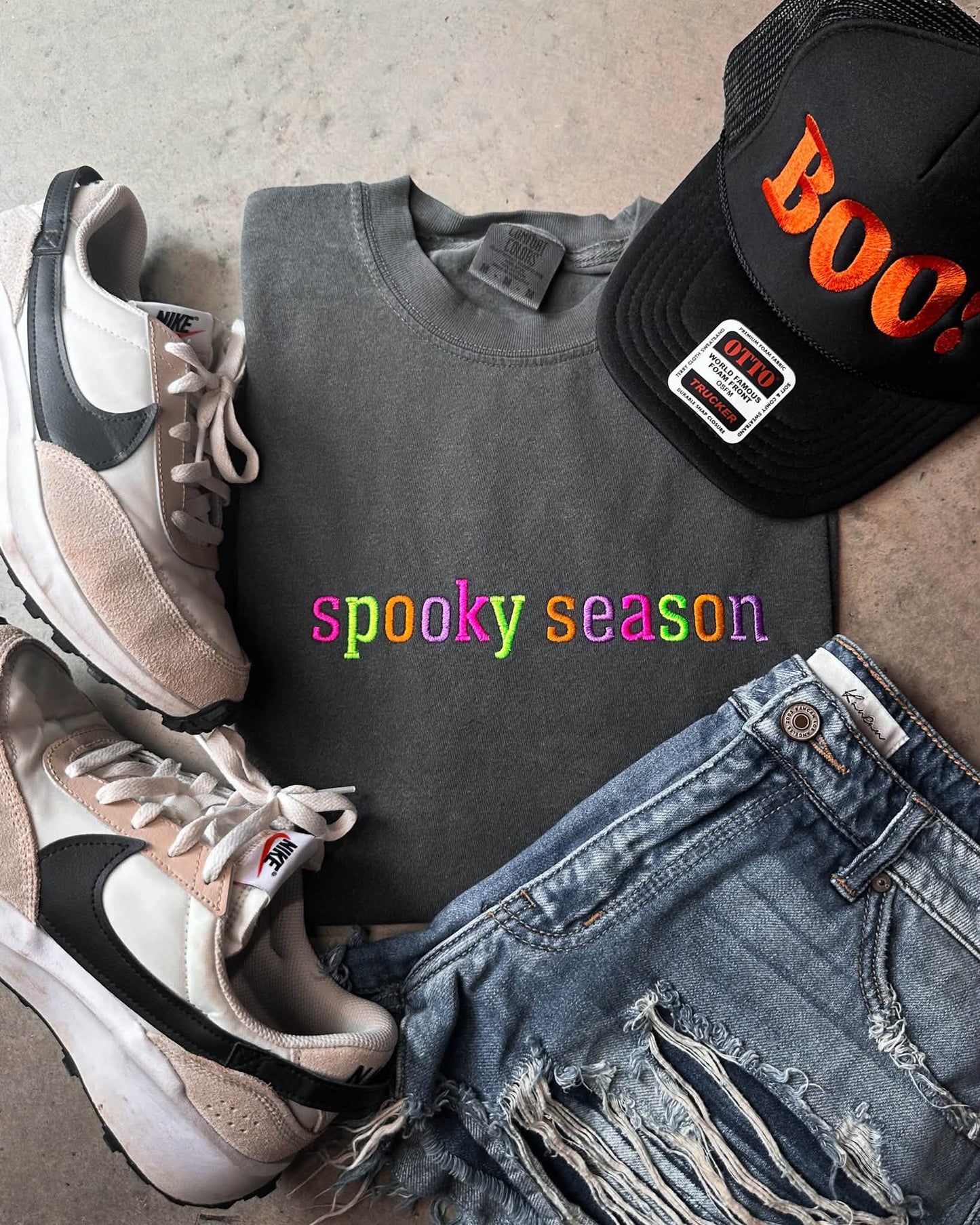 PRE-ORDER Pepper Spooky Season Halloween Embroidery Graphic Tee