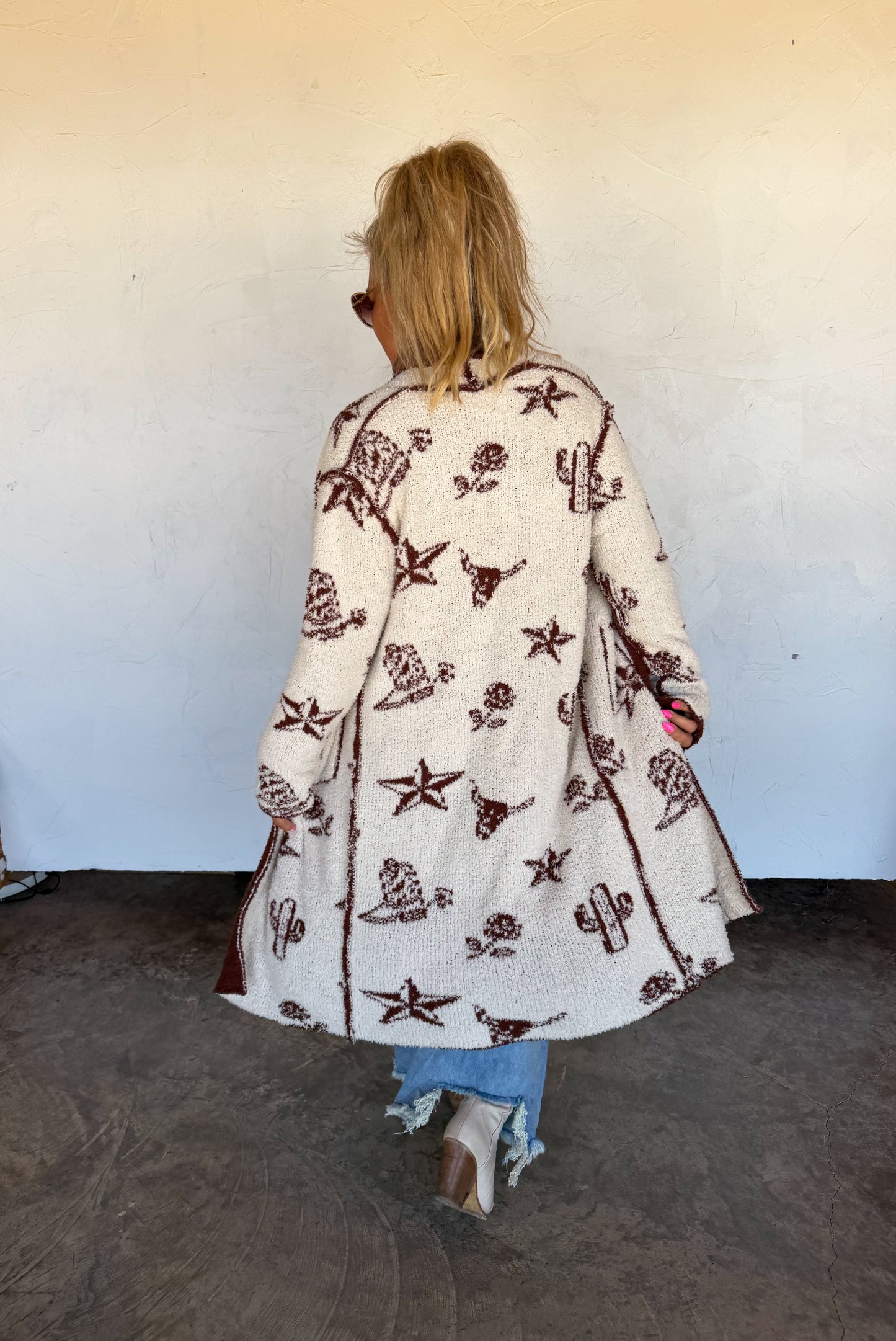 PREORDER- WESTERN CLOUD CARDIGAN
