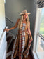 PREORDER- THE ASHFORD PLAID MAXI DRESS