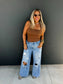 PREORDER- DREW DISTRESSED DAD JEANS
