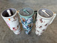 PREORDER- FLORAL & WESTERN STAINLESS STEEL TUMBLER