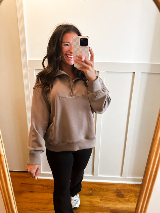 Laine Modal Scuba Quarter Zip