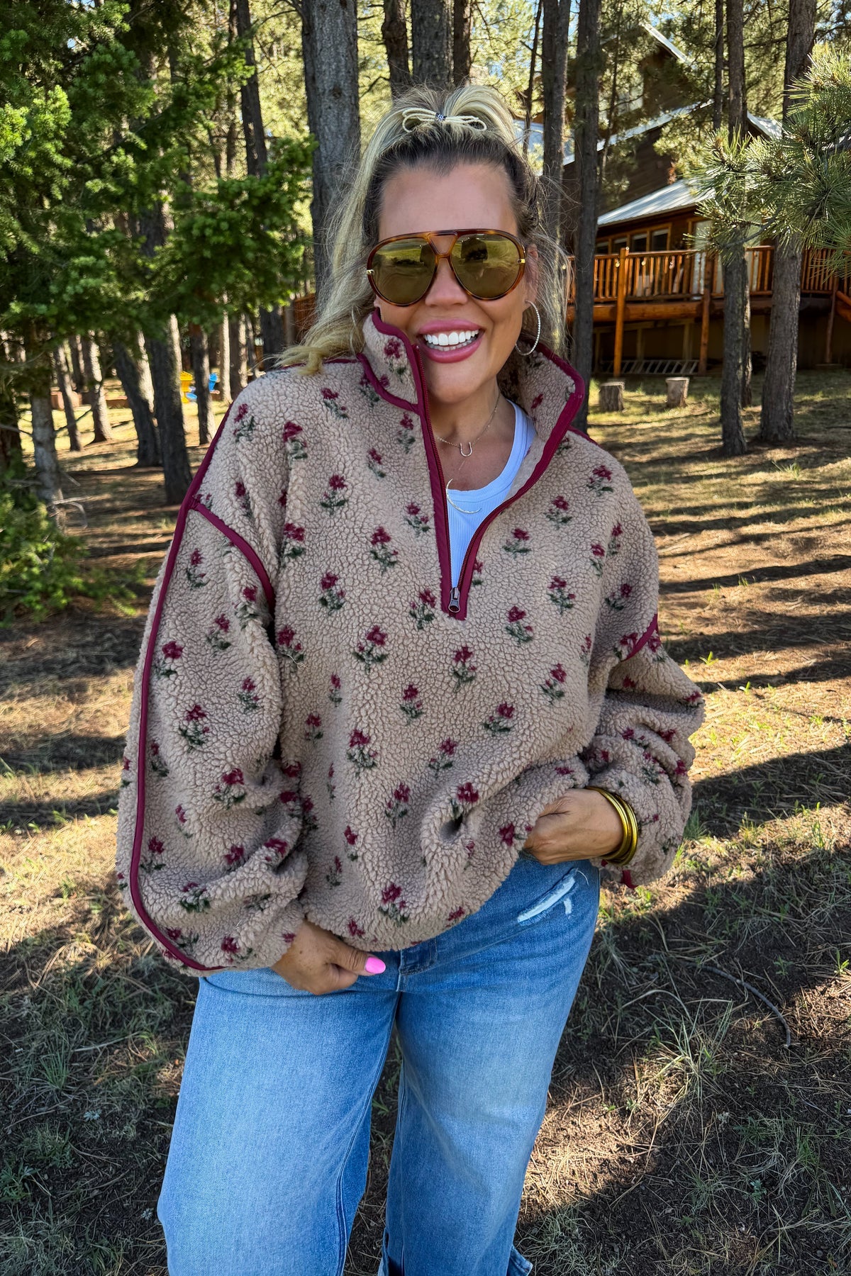 PREORDER- AFTER SUNSET QUARTER ZIP PULLOVER