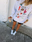 HALFTIME QUEEN SWEATSHIRT - HANES / ASH