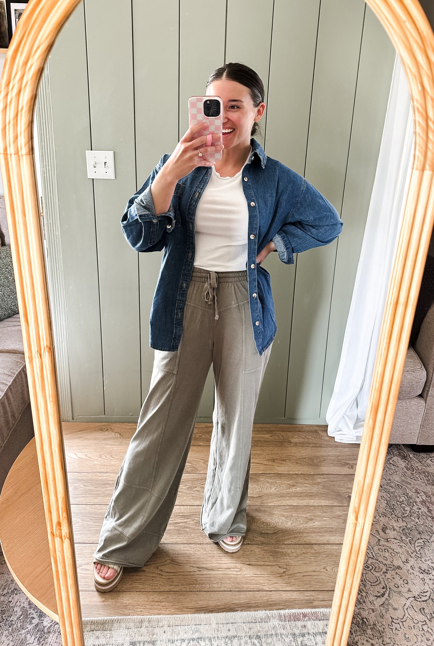 Denim Button Down Shirt
