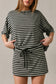 Saylor Short Sleeve Stripe Oversized Tee