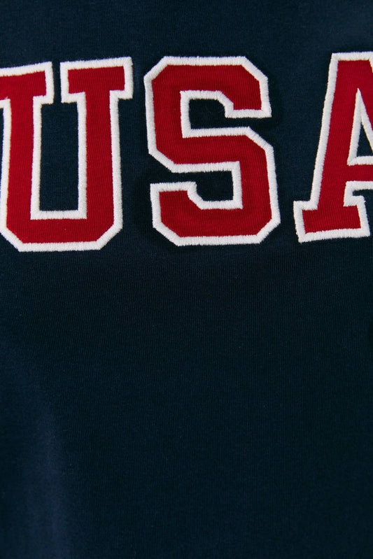 Navy USA Baby Tee