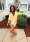 Butter Yellow Basic Button Down