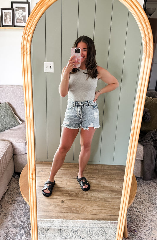 Round Neck Sleeveless Bodysuit