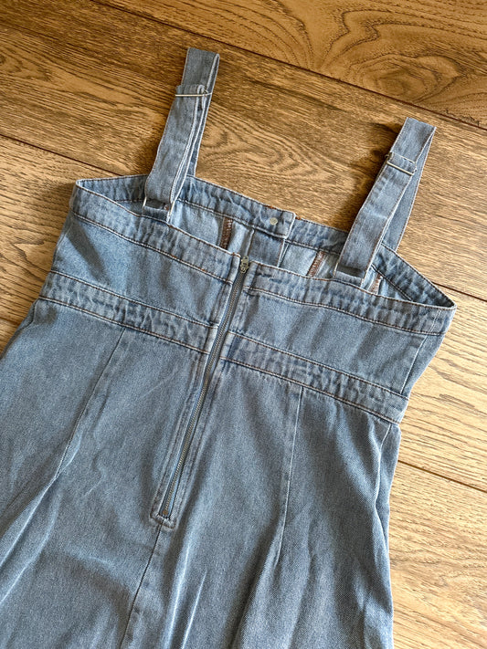 Liv Empire Waist Denim Dress