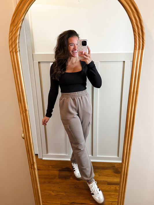 Mocha Modal Scuba Cargo Jogger