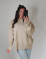Sand Beige Relax Fit Sweater