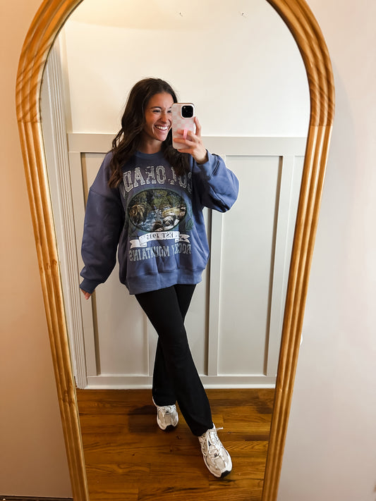 Colorado Oversized Graphic Sweatshirt