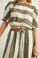 Halle Stripe Wide Leg Trouser