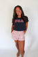Navy USA Baby Tee