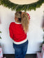 PREORDER- DECK THE HALLS BOW SWEATER
