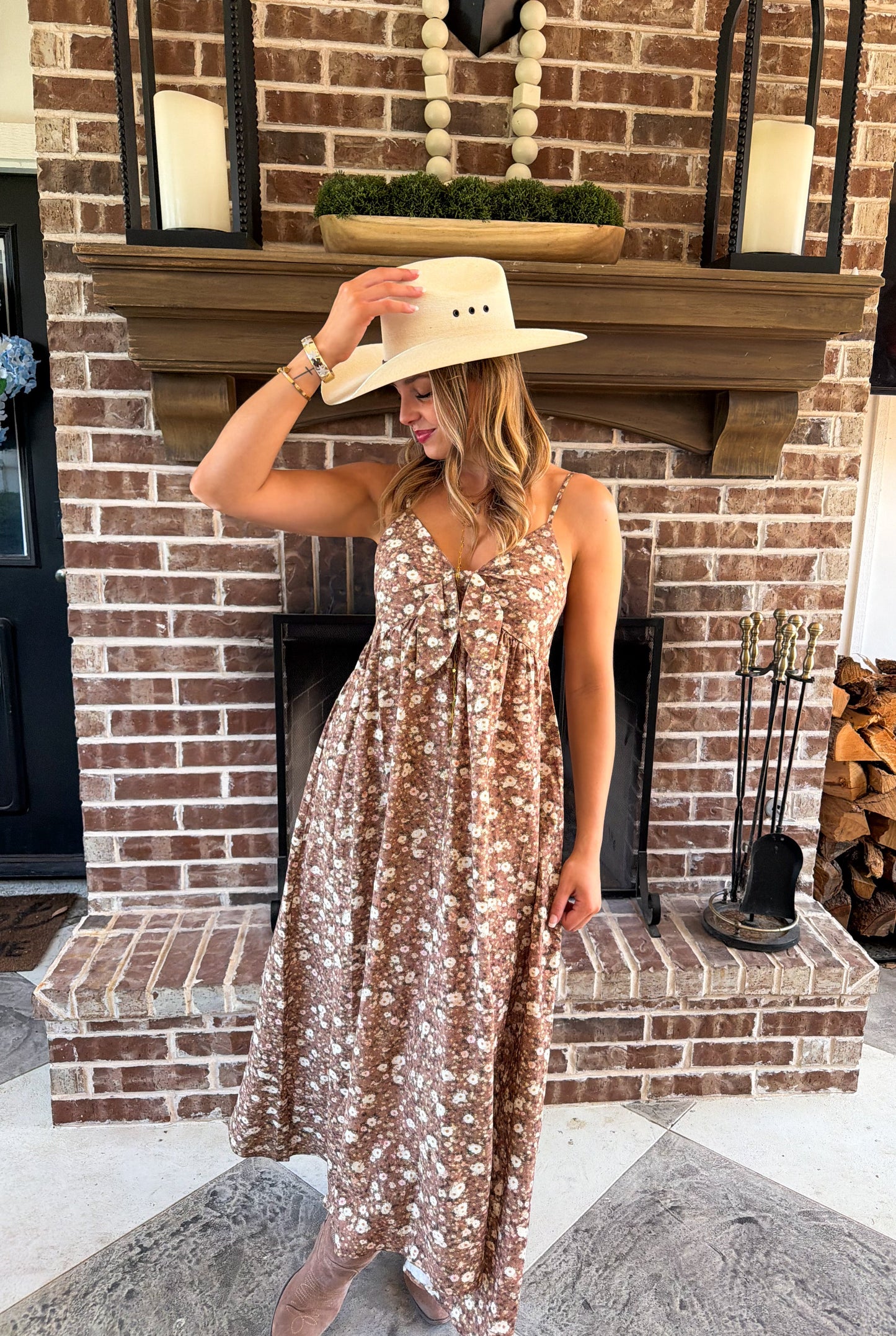 PREORDER- WESTERN CHARM MAXI DRESS