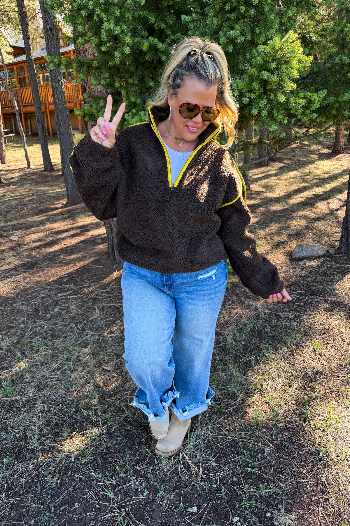 PREORDER- AFTER SUNSET QUARTER ZIP PULLOVER