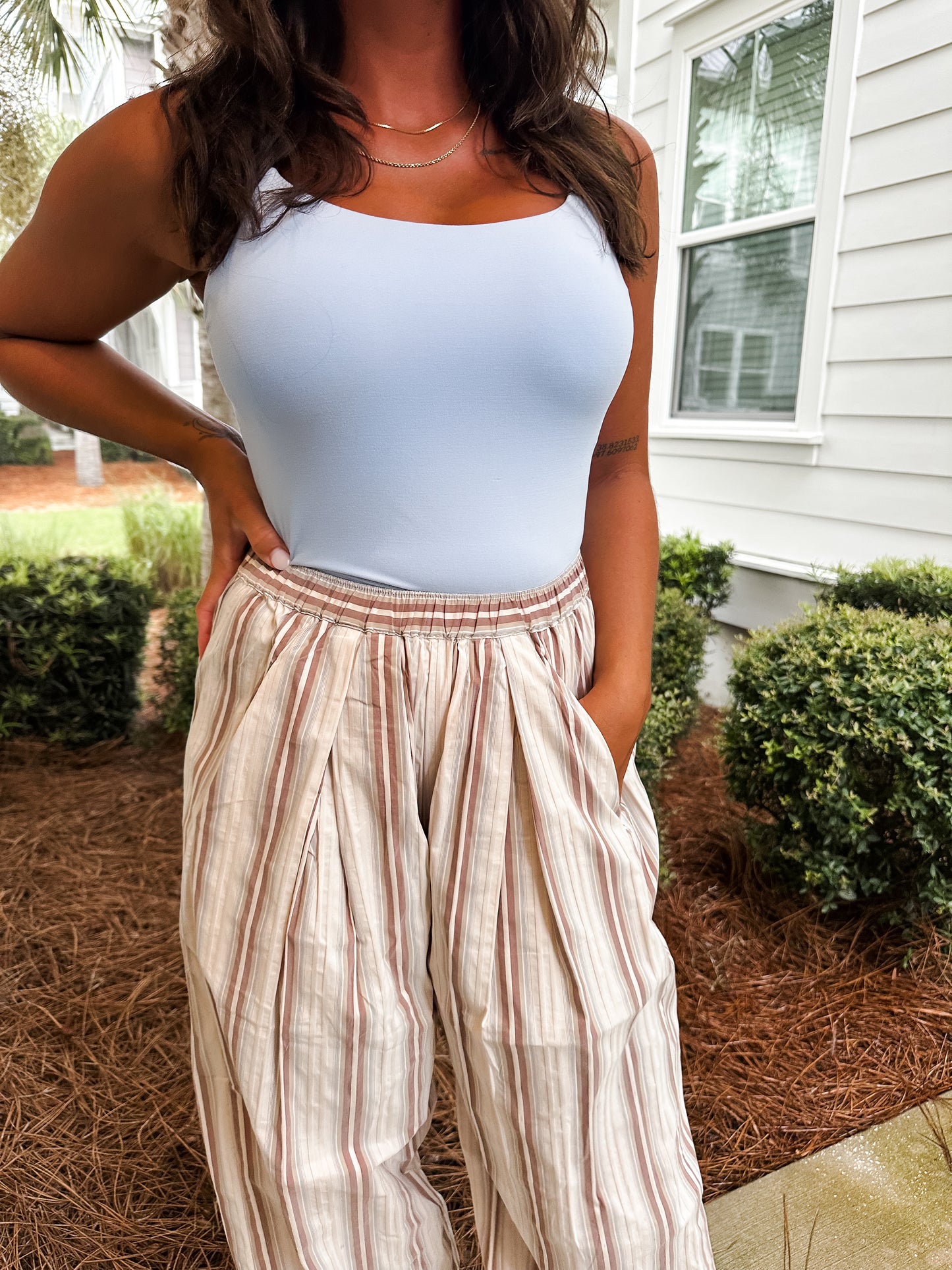 Sky Butter Basic Cropped Tank