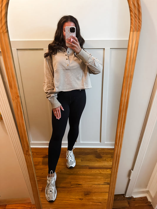 EXTRAS FROM PREORDER- MARLEY SNAP BUTTON SWEATSHIRT