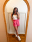 White Scoop Neck Tank Top